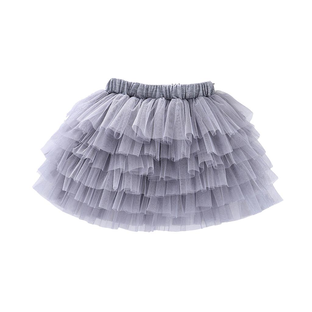 Summer Kids And Girl's Mesh Half Body Skirt