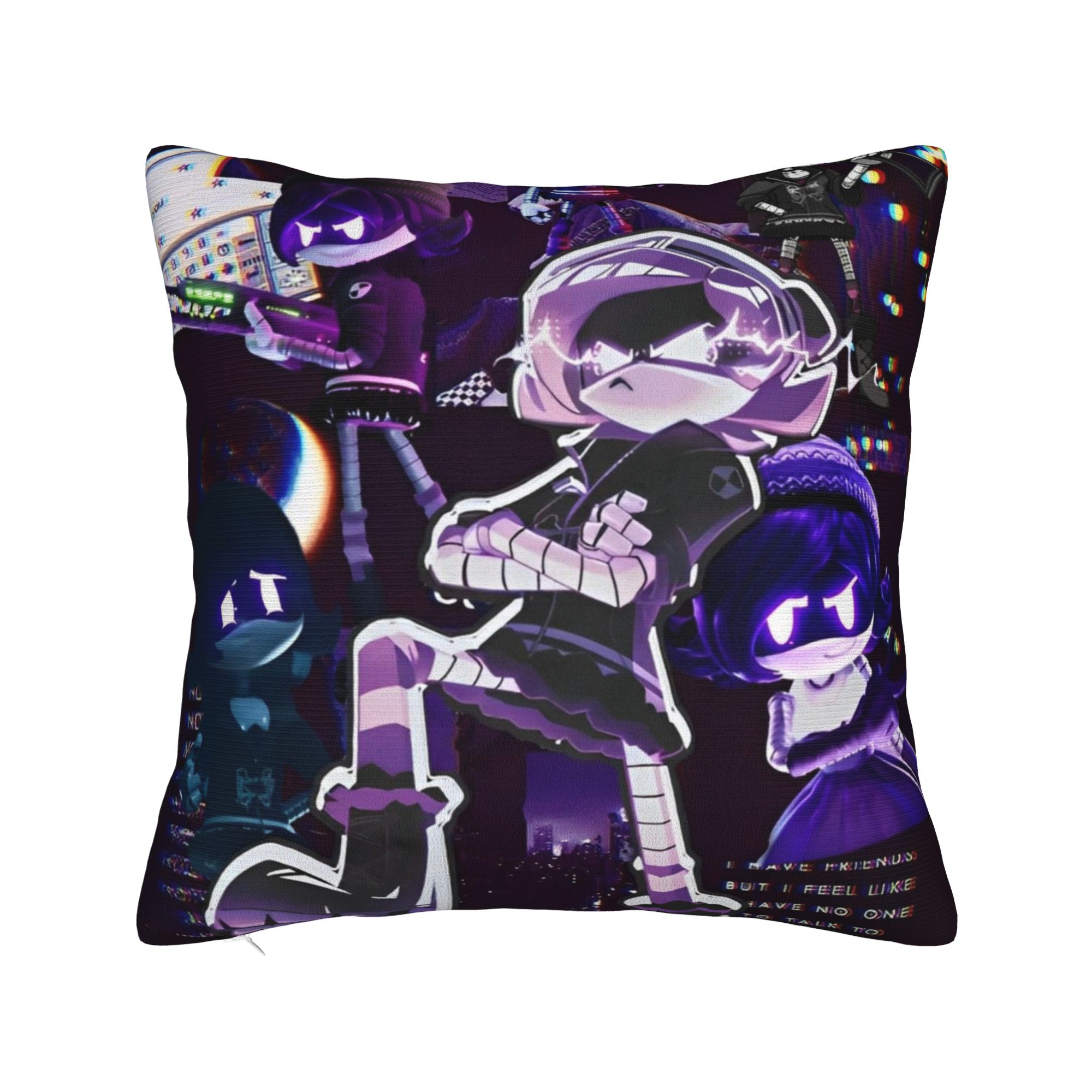 Квадратные наволочки Rilakkuma  Сладкие или Горькие  Полиэстер Чехол для диванной подушки Креативный Декор Наволочка 4545 30x30cm 12x12in