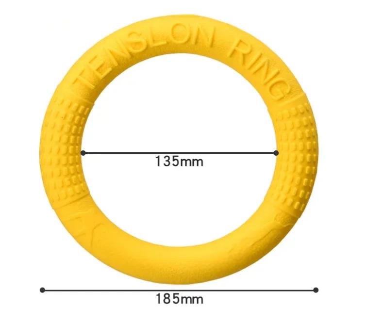 

Плавающие водные игрушки для собак, летающий диск, обучающее кольцо для домашних животных, интерактивная игрушка-пулемет, устойчивая к агрессивному жеванию для маленьких и средних собак оранжевый
