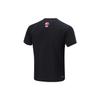 Li Ning CBA Series Professional Basketball Short Sleeve Jersey Men Tops Black ATST915-1