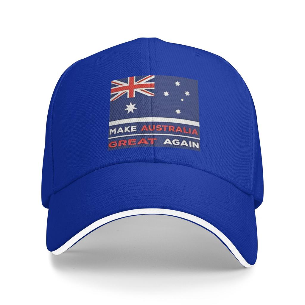 Make australia great again Casual Baseball Cap Summer  Trucker Hat Adjustable Tennis Skate Snapback Cap Men Baseball Caps
