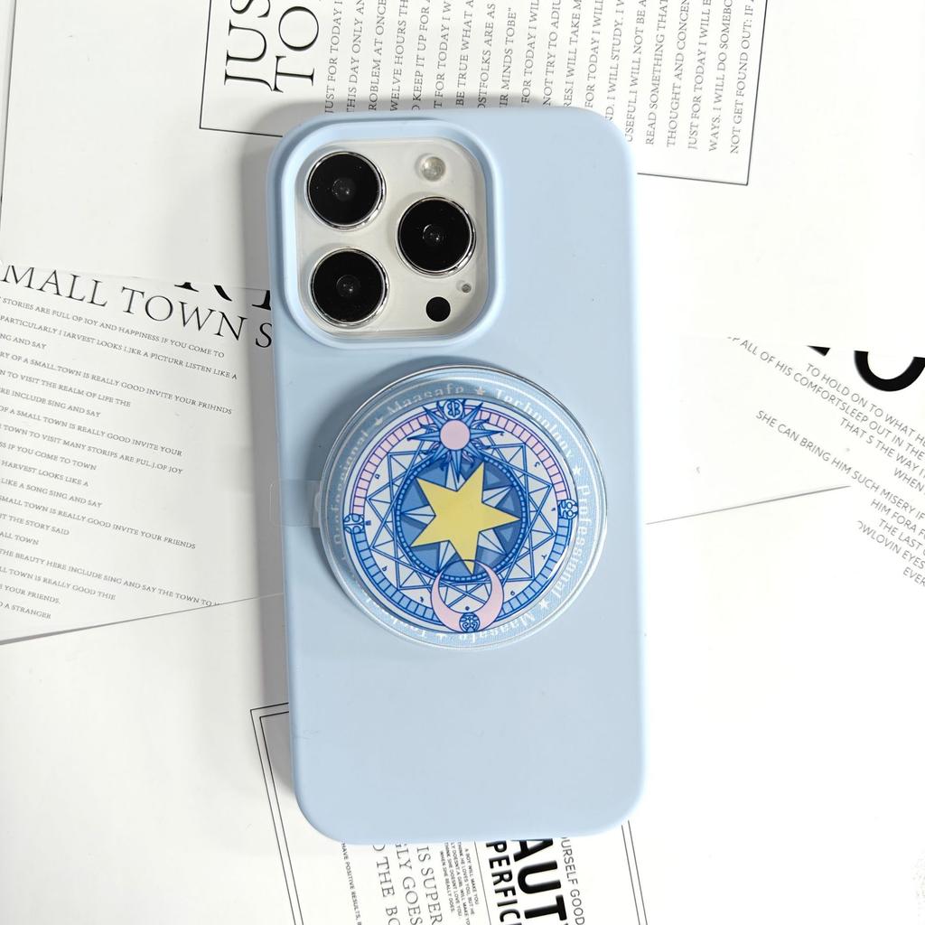 Phone Magnetic Stand Telescopic Rotating Ins Cartoon Cute Desktop Girl Student Drama Watching Airbag Stand