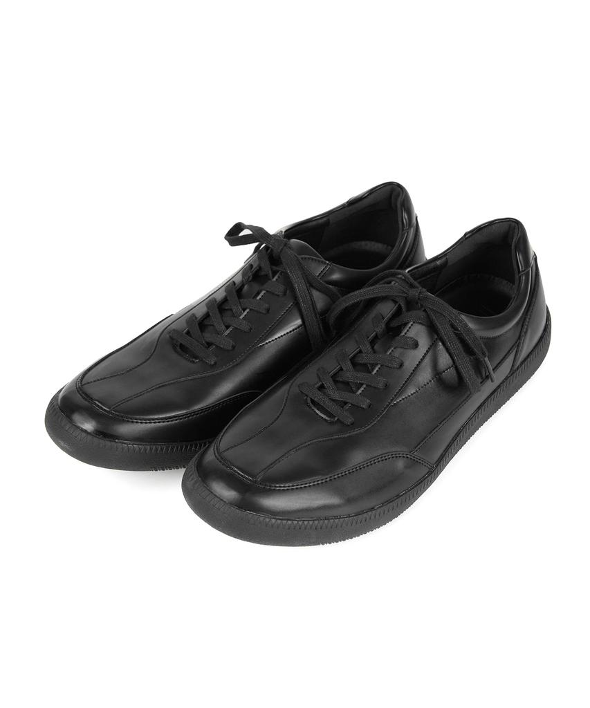 Draw Fit Felix Leather Sneakers [Black]