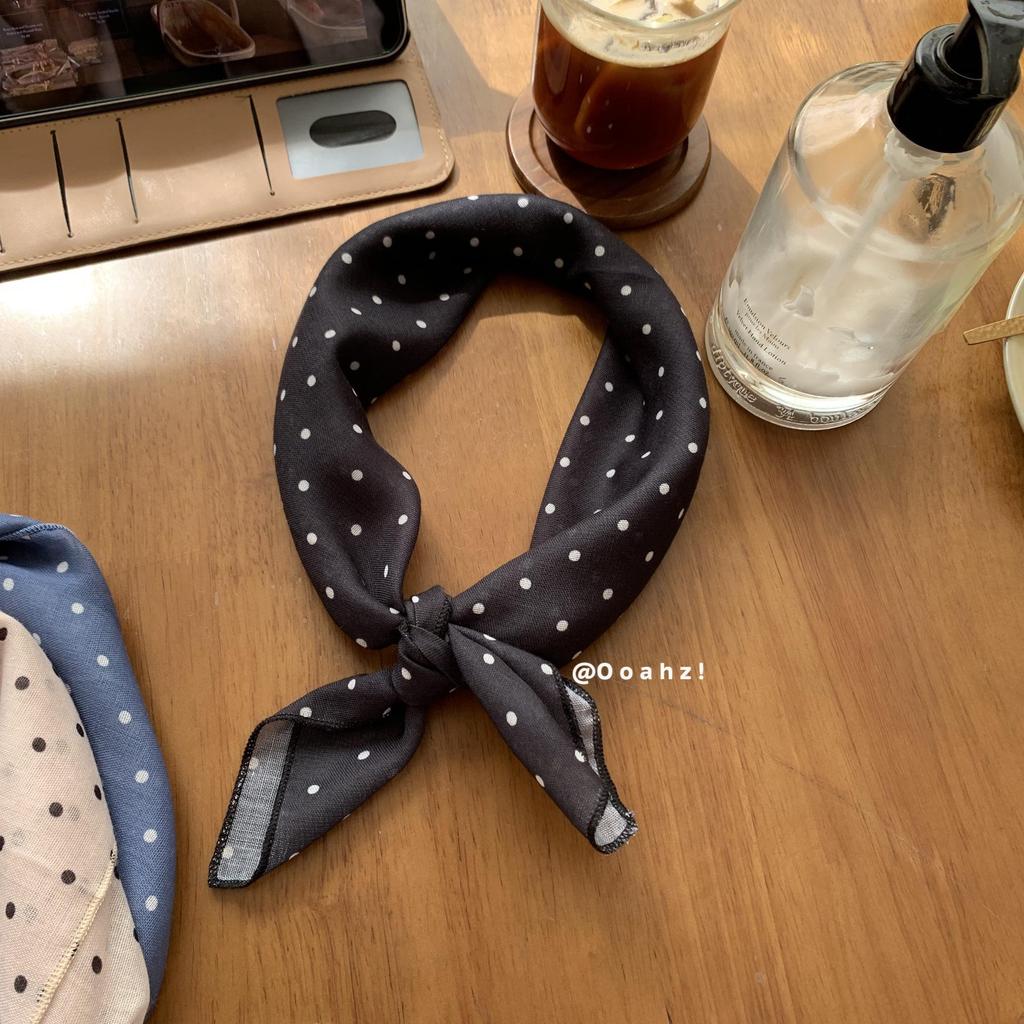 Jarní/Letní Hedvábný a Bavlněný Set Šátku a Čelenky