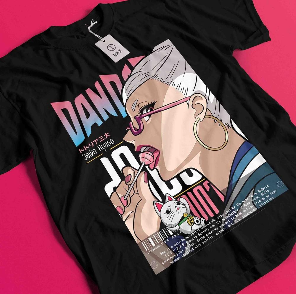Dan Da Dan T-Shirt Okarun Shirt Momo Ayase Tshirt Ken Tee Turbo Jin Aira Seiko BB1553
