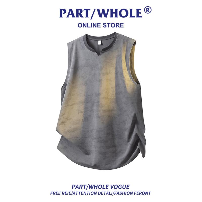 PART/WHOLE Men s Tie-Dye Ice Silk Tank Top S