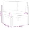 Garden Corner Sofa with Cushions Acacia Wood & Rope