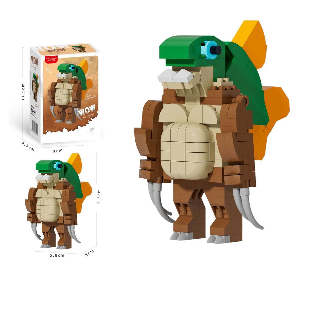 Tralalero Tralala Block Toy Tung Tung SahurTungtungtung Sahur Anime Cartoon Character Model Building Blocks Toy for children