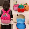 Letter Cherry Fruit Pattern Kids Kindergarten Backpack For School Travel Use