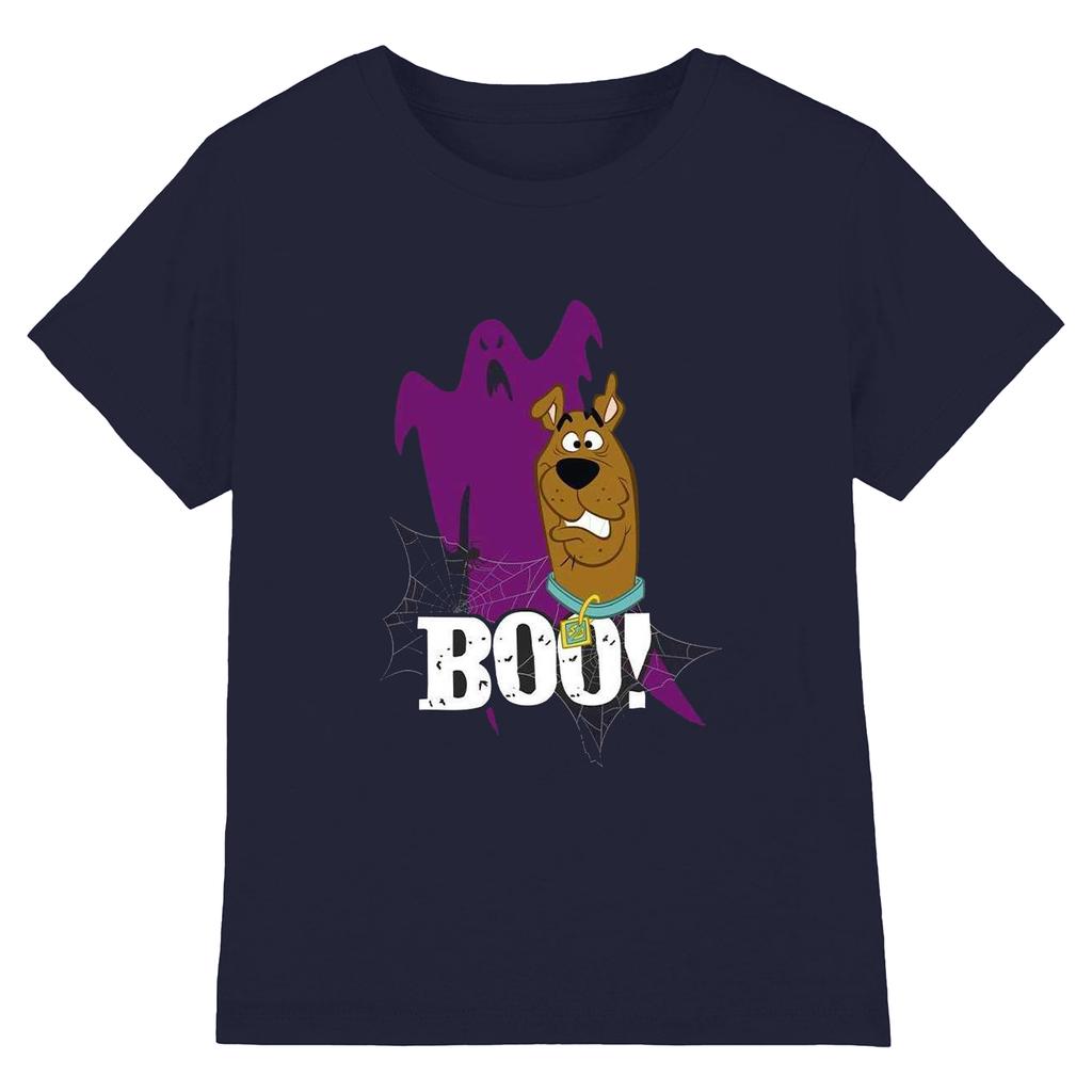 Scooby Doo Herren-T-Shirt aus Baumwolle mit Aufschrift „Boo Ghost“