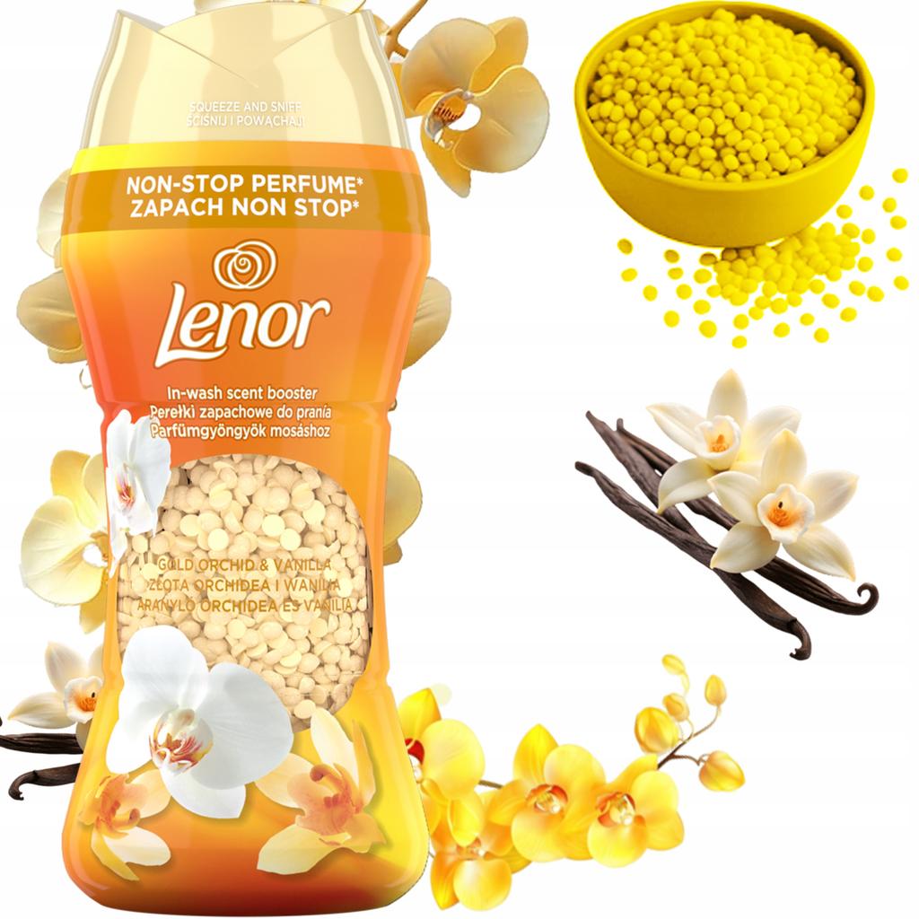 Lenor Perełki Zapachowe Do Prania 195G Złota Orchidea I Wanilia/Gold Orchid & Vanilla