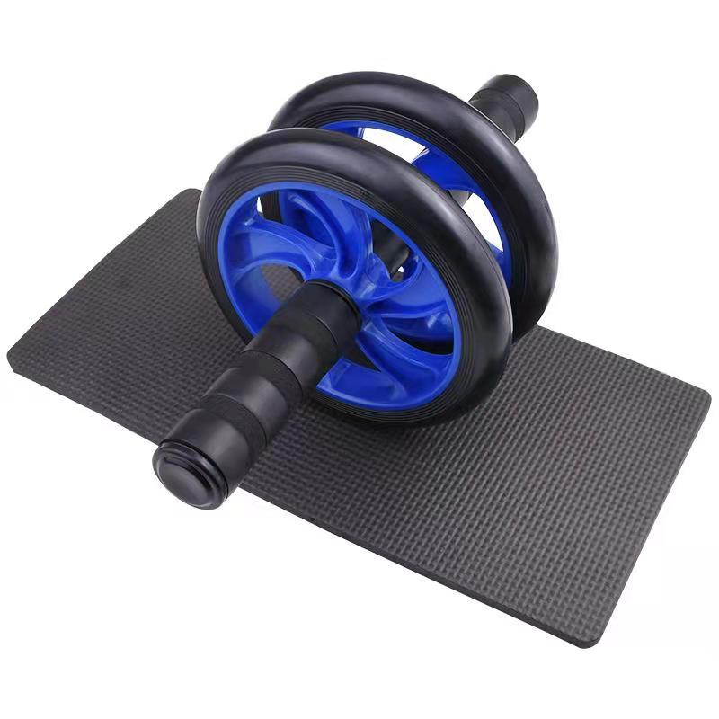 Ab Wheel Roller Set With Knee Mat Home Abdominal Exercise Equipment Core Strength Training Fitness Workout Tool