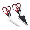 Yousheng Pizza Scissors, Non-Stick Pizza Scissors with Firm Grip Base, Food Grade Stainless Steel Pizza Cutter, Multifunctional Food Slicer & Pizza