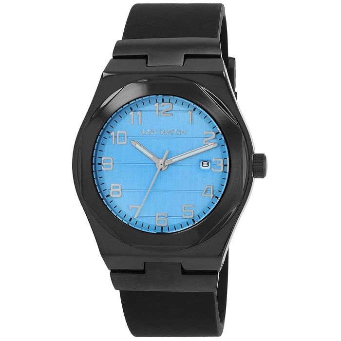 Watch - Alf - Men's - 41 Mm Black Case - 22 Mm Silicone Strap - 5 ATM Water Resistance
