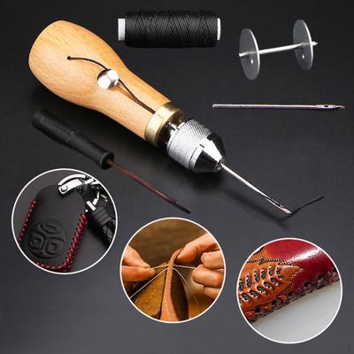 Leather Sewing Awl Repair Stitch Tool Supplies Stitching Hand Tools for Thick Fabric