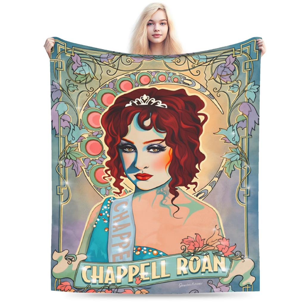 American Singer Chappell Roan Flannel Blanket Winter  Soft Throw Blanket for Child Home Decor Novelty Bedspread Sofa Bed Cover