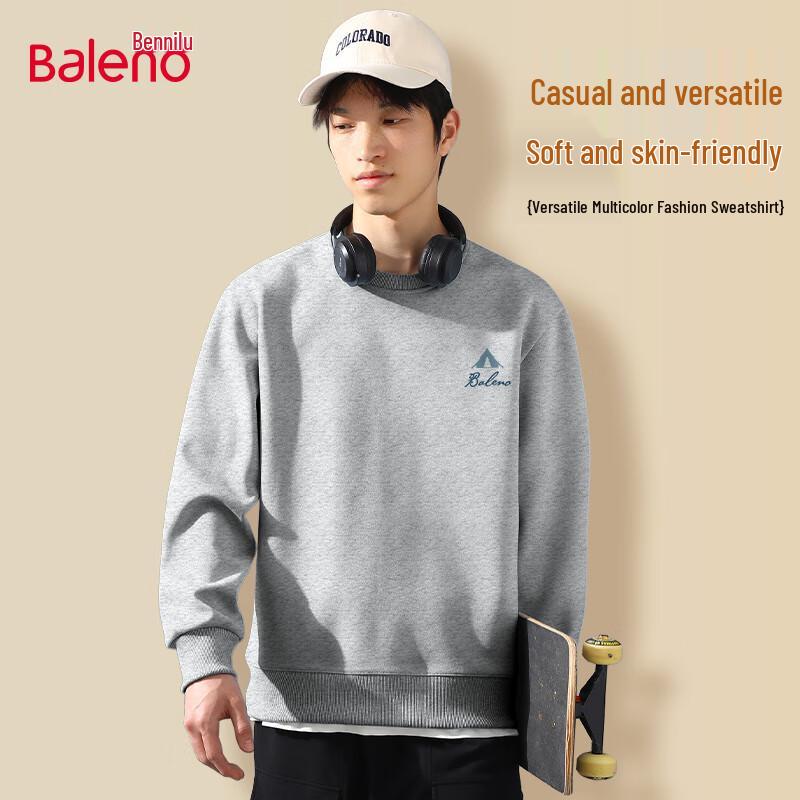 Baleno Men's Crewneck Relaxed Fit Sweatshirt