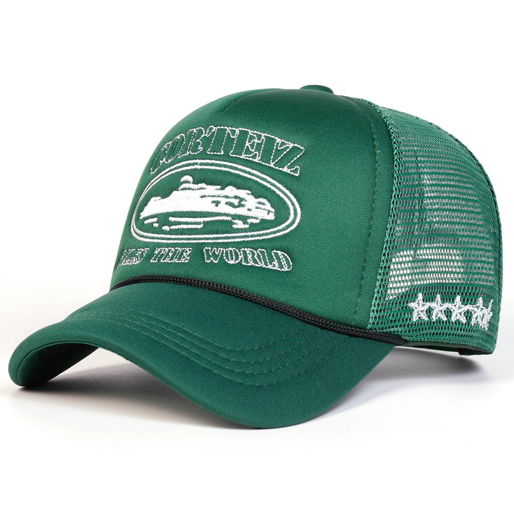 CORTEIZ Aircraft Carrier Hat - Pentagon Embroidery Adjustable Golf Baseball Cap Unisex