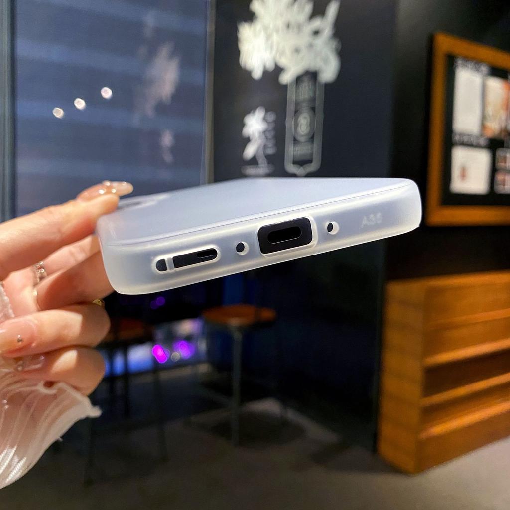 Samsung Terminator A15 matte mobile phone case is suitable for the new high-end rubber oil-skin anti-drop case wholesale.