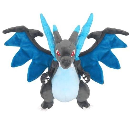Sanei Boeki Pocket Monster ALL STAR COLLECTION Mega Charizard X (S) W30D27H26cm Plush PP281