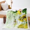 Sunflower Pastoral 2D Digital Printing Lamb Fleece Blanket Thickened Crystal Fleece Blanket