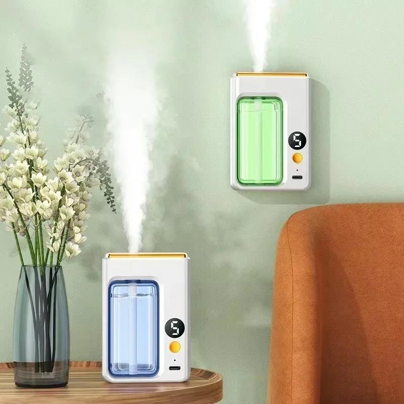 NEW Diffuser Aromatherapy Machine,Wireless Wall Hanging Portable Automatic Fragrance Spray Bathroom Toilet Deodorization