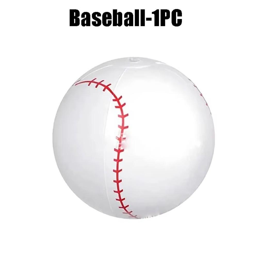 1PC Beach Football Balls Baseball Style Water Play Toys Summer Inflatable Balls  Sports Party