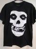 MISFITS MERCHANDISE UFFICIALE TESCHIO GRANDE 2023 BAND CONCERTO MUSICA T-SHIRT UNISEX EXTRA LARGE