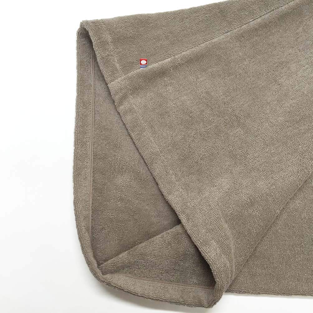 Murakami Towel Imabari Towel Pillow Cover Pillow Case 43x80cm Cylindrical Thick Pile Plain Pillow Cover (Sand)
