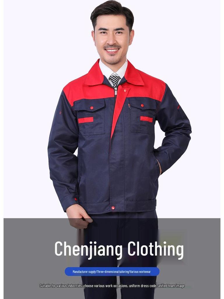 Men's and Women's Durable Long Sleeve Workwear Suit for All Seasons