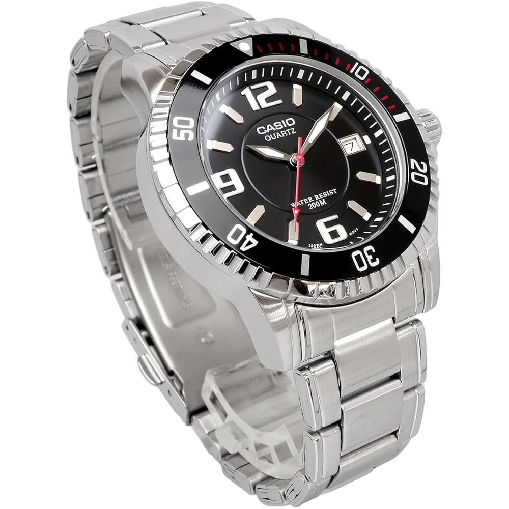 Casio Standard Men's Quartz Watch 20 ATM Water Resistant MTD-1053D-1AV Black