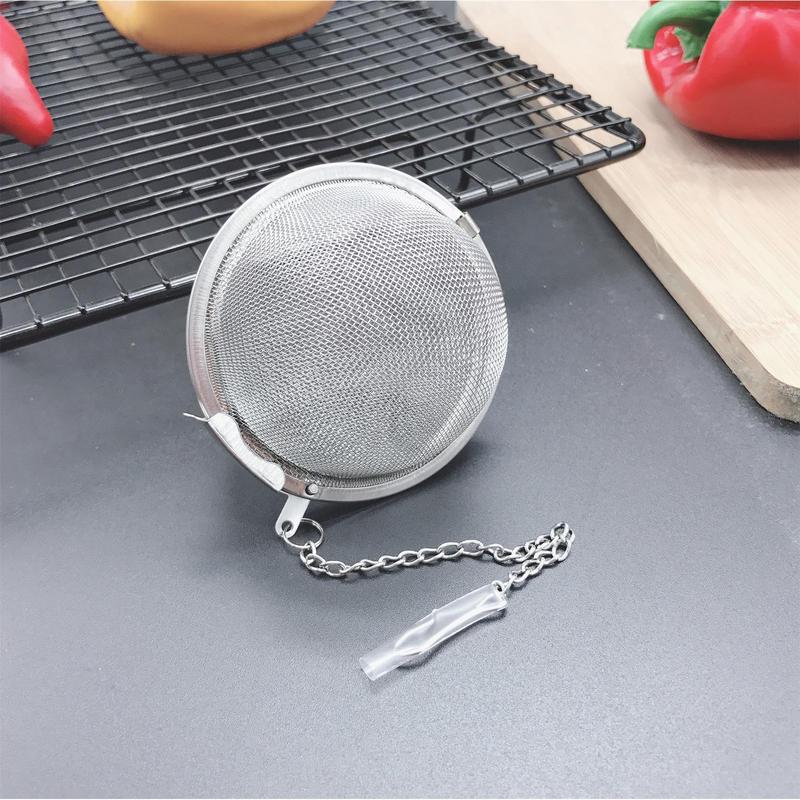 304 Stainless Steel Tea Infuser Sphere Mesh Strainer Coffee Diffuser 5CM/7CM/9CM Handle Ball Herb S Pice Filter Tea Bag Difusor