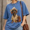 Dachshund Shirt Vintage Wiener Dog Tee Comfort Colors Doxie Graphic T-Shirt Cute Dog Lover Gift Travel Dog Mom Outfit Sausage Dog Clothing