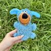 2Pcs Squeaky Plush Dog Chew Toy Boredom Stress Relief Stuffed Animal Doll Small Medium Dog Teething Interactive Plushie Pet Supplies