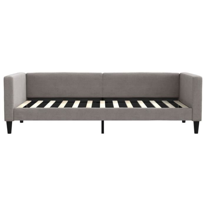 VidaXL Taupe Daybed 90x200 Cm Fabric 353986