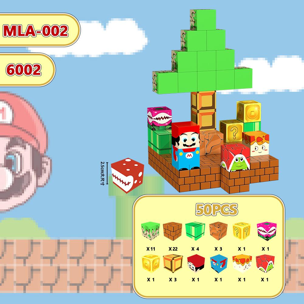 My Magnetic World Cube Puzzle Magnet Building Mini Toys Iron Absorbent Small Cubes Magnetic Building Blocks Set