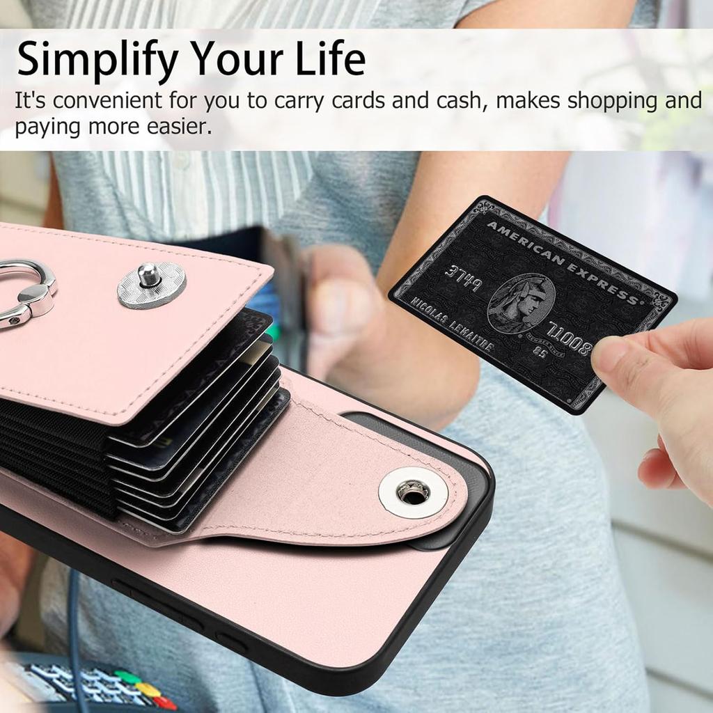 for Motorola Moto G Stylus 5G 2024 Case Wallet Cute Leather Phone Cover Moto G Stylus 2024 case with Card Holder and Stand Ring, Magnetic Clasp,