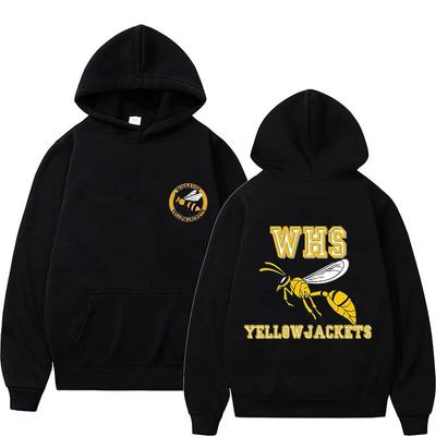 2025 New Winter WHS Yellow Jacket Travel Hoodie Fashion Printed Sportswear Casual Street Wear Pattern Hip Hop Warm Hoodie