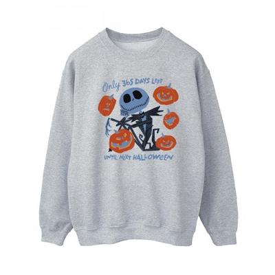 The Nightmare Before Christmas Womens/Ladies Only 365 Days Left Until Next Halloween Sweatshirt