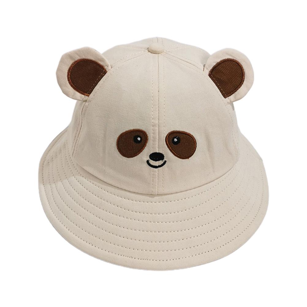 Cartoon Bear Bucket Hat Cute Summer Bucket Sun Hat Wide Brim Fisherman for Adults Children Women Men