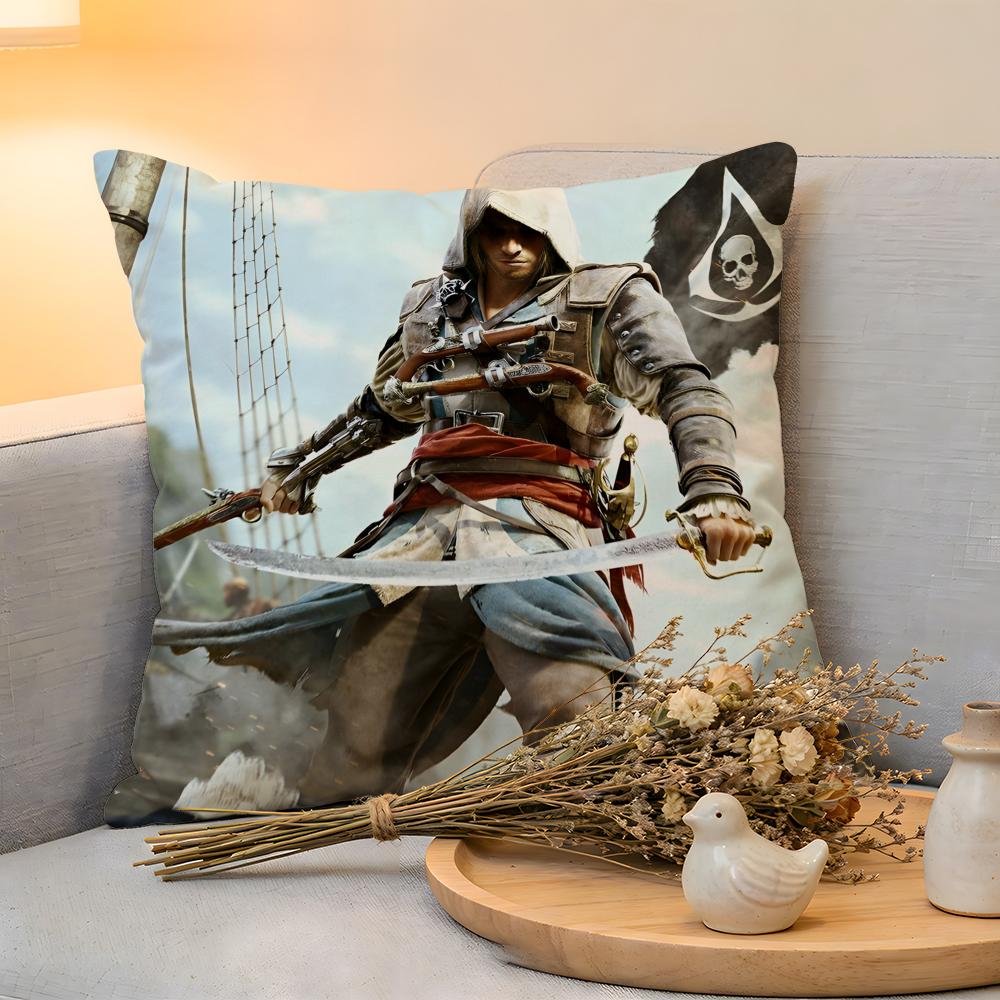 

Cushion Cover Linen SkinFriendly Soft Decorative Case for Sofa Home Decor Game AAssassins CCreed Pillow cover 30x30cm