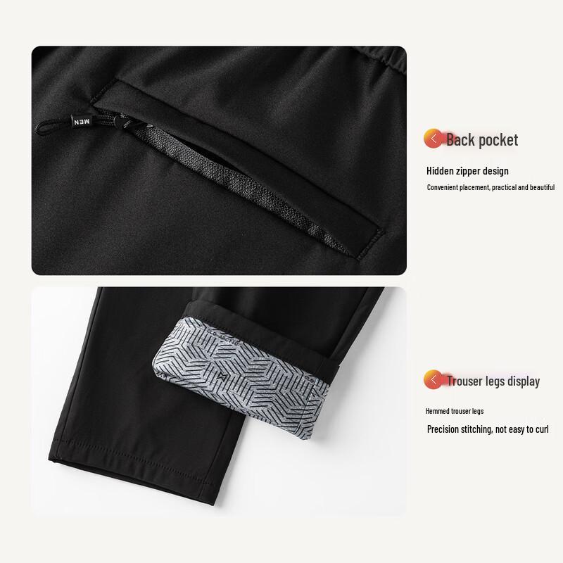 MONTAGUT Men's Heavyweight Goose Down Winter Pants