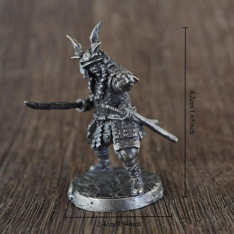 Brass War Legions Fearless Knight Soldier Models Miniature Figurine Collections Metal Chess Piece Table Game Ornament Gift