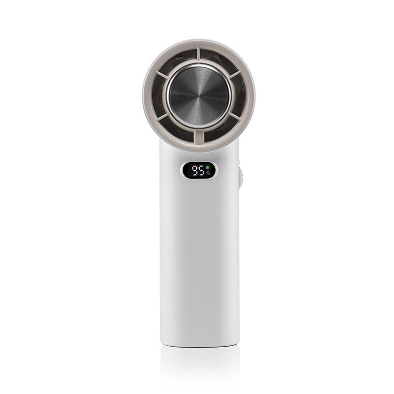 New Compact High-Speed Handheld Cooling Fan with USB for Outdoor Use 51.5*61.8*166mm белый