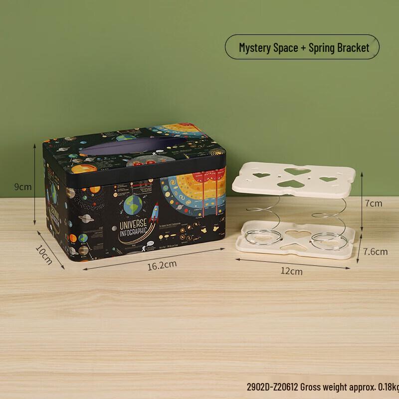 LIEI Creative Light Luxury Desktop Tissue Box