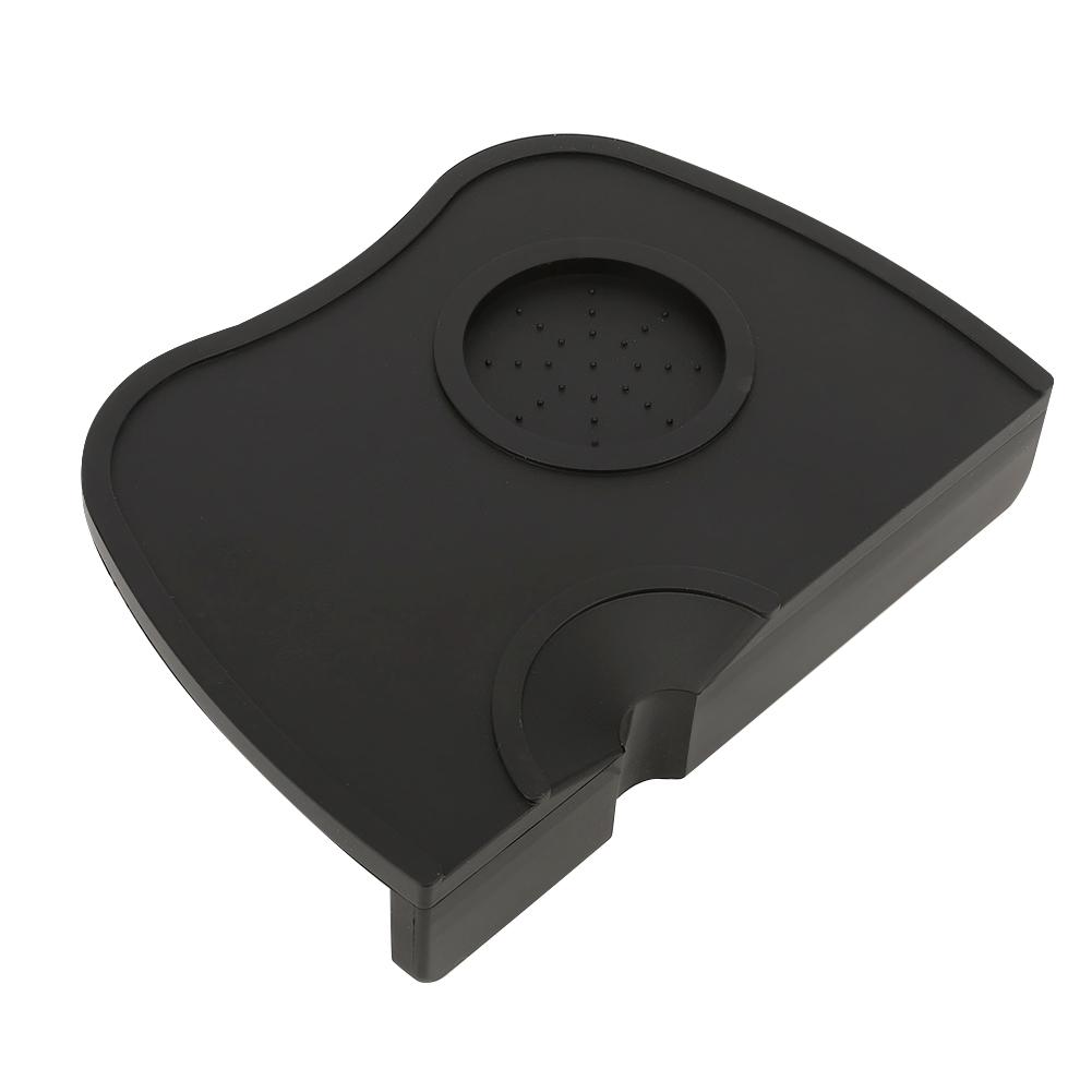 Silicone Non Slip Manual Coffee Tamping Pad Mat Coffee Tamper Holder Accessories Black
