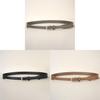 Pu Womens Casual Belt With Alloy Pin Buckle For Daily Wear And Outings