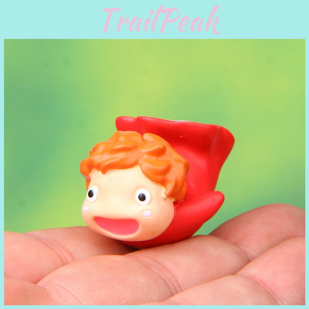Ponyo Cartoon Goldfish Mini Doll Model Ornament For Home Decor