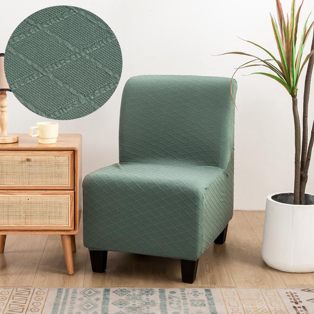 

Чехлы для стульев без подлокотников, чехол для стула с репеллентным акцентом, защитные тапочки без рук, съемный чехол для жизни, дома, отеля 1 piece