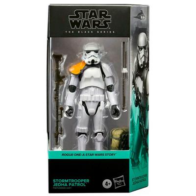 Star Wars Black Series Figura de ação de 6 polegadas Jedha Patrol WARS 2022 THE BLACK SERIES Figura de ação de 6 polegadas ROGUE ONE STORMTROOPER JEDHA PATROL Filme